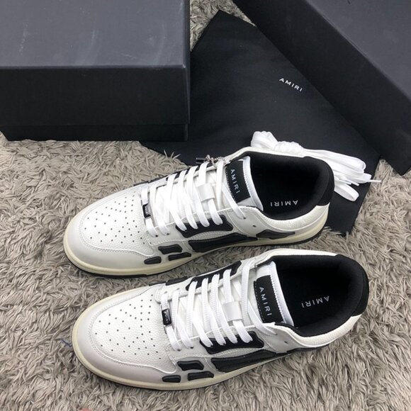 Amiri Men's Black And White Outdoor Skel-Top Low Shoes - Picture 4 of 9